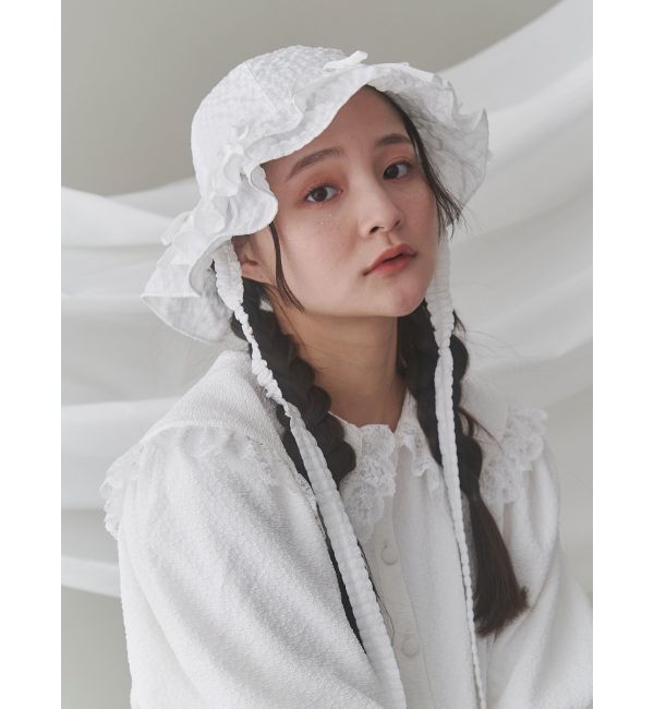 merry jenny「ribbonフリルハット」|ハット|