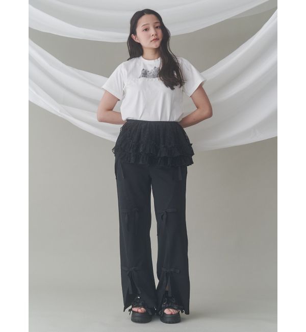 merry jenny「cat frill tee」|Tシャツ・カットソー|