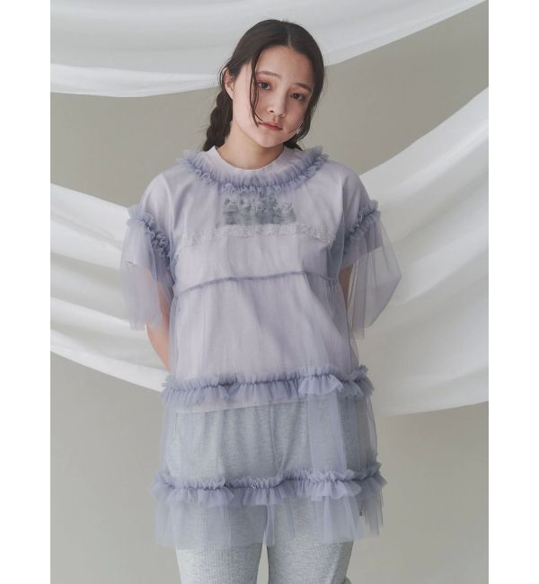 merry jenny「cat frill tee」|Tシャツ・カットソー|