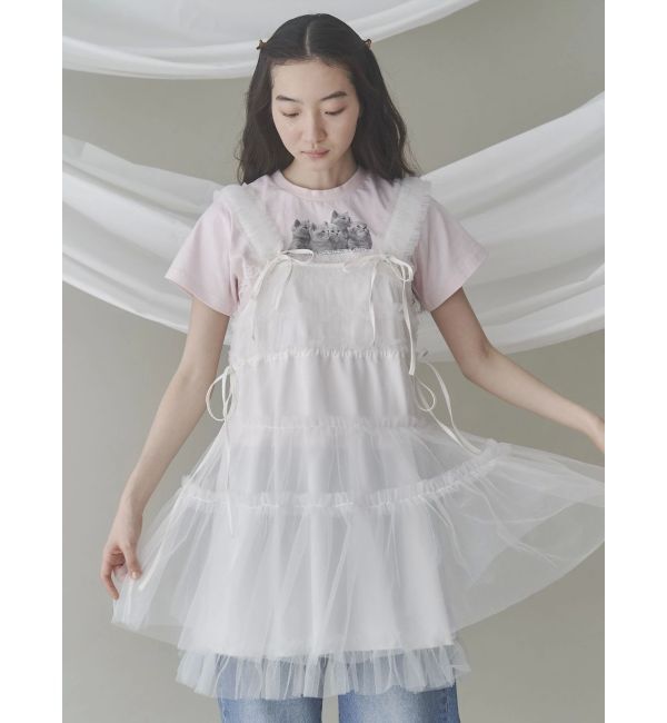 merry jenny「cat frill tee」|Tシャツ・カットソー|