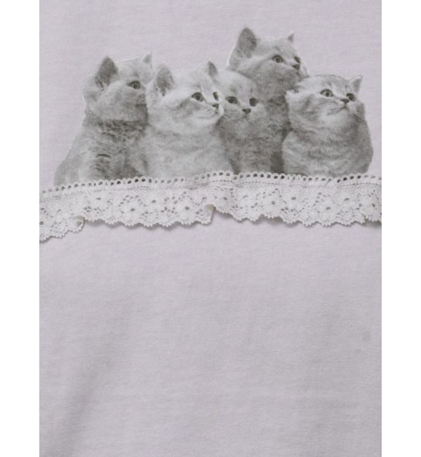 merry jenny「cat frill tee」|Tシャツ・カットソー|