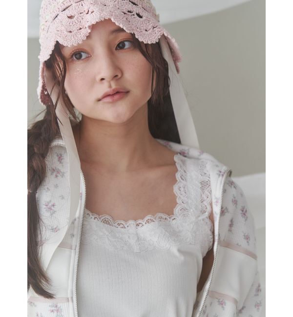 merry jenny「flower camisole tops」|キャミソール|