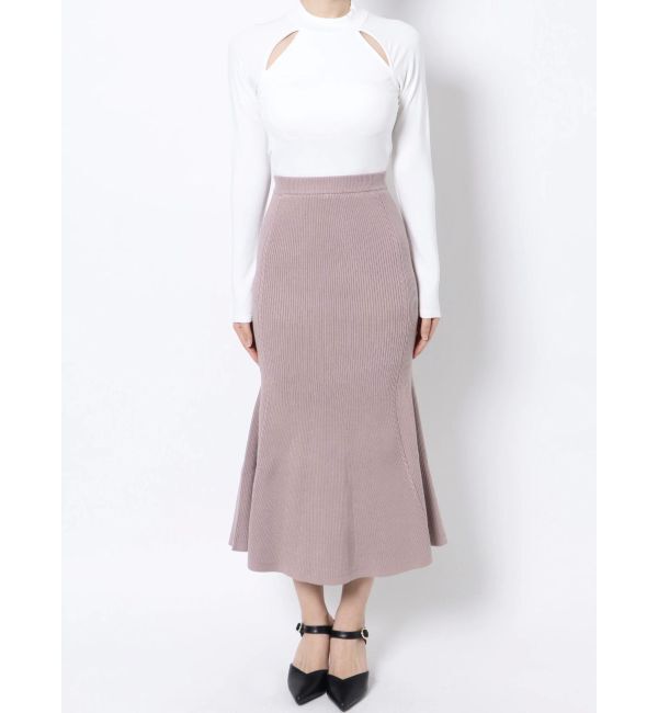 GYDA「【SETUP着用可】ソフトマーメイドミニケーブルスカート」|スカート|