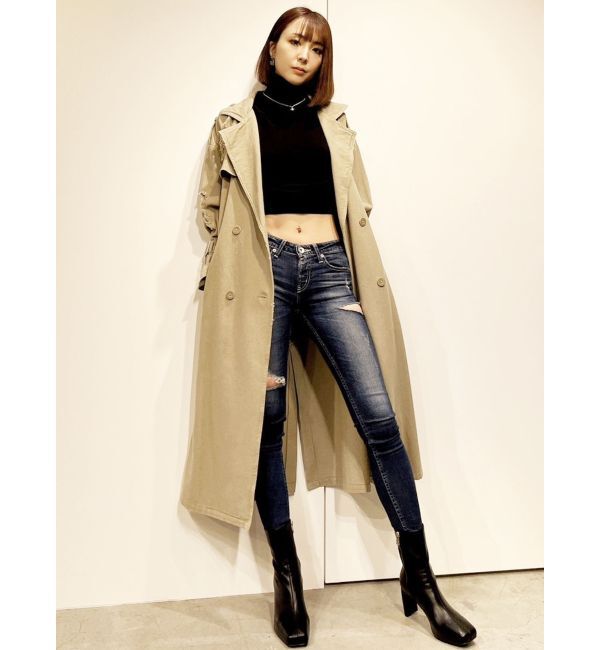 GYDA「グラインダーリラックストレンチコート」|トレンチコート|