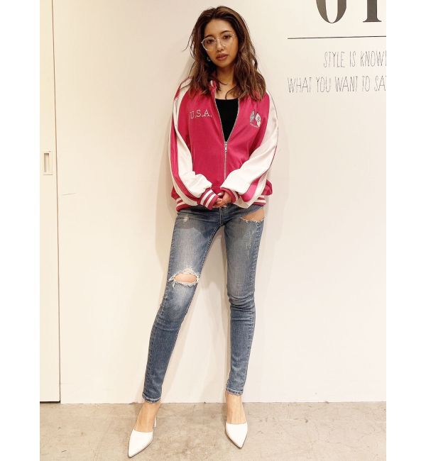 GYDA「LOS ANGELESスーベニアブルゾン」|ブルゾン・スタジャン|