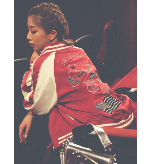 GYDA「LOS ANGELESスーベニアブルゾン」|ブルゾン・スタジャン|