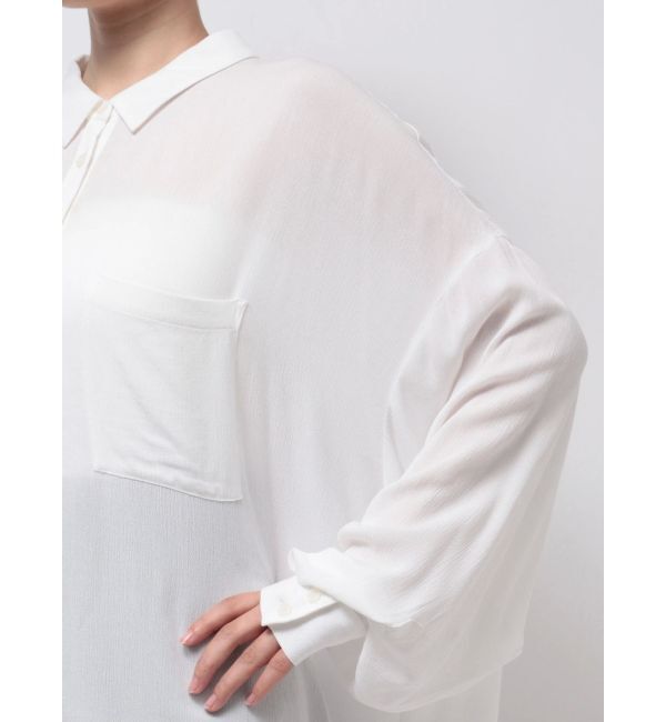 GYDA「楊柳シアーBIGシャツ」|シャツ・ブラウス|