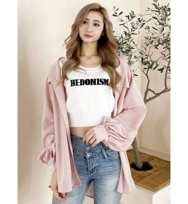 GYDA「ストライプオーバーシャツ」|シャツ・ブラウス|