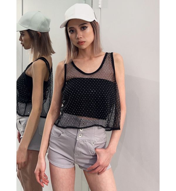 GYDA「ハイウエストボタン stretchy カラーショートパンツ」|その他|