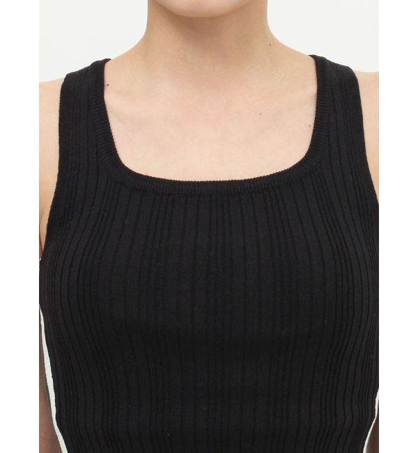 GYDA「サイドラインニットタンクトップ【SETUP着用可】」|ニット・セーター|