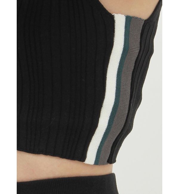 GYDA「サイドラインニットタンクトップ【SETUP着用可】」|ニット・セーター|