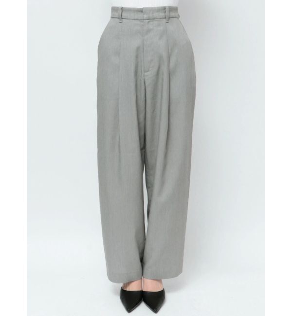 GYDA「ハイウエストタックワイドスラックスパンツ」|その他|