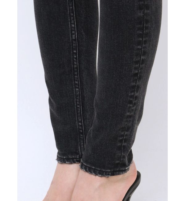 GYDA「ハイウエストthigh highダメージデニムパンツ」|デニム|