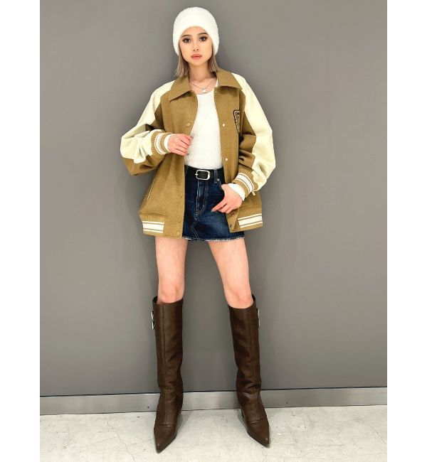 GYDA「DAMSEL BIG スタジャン」|ブルゾン・スタジャン|