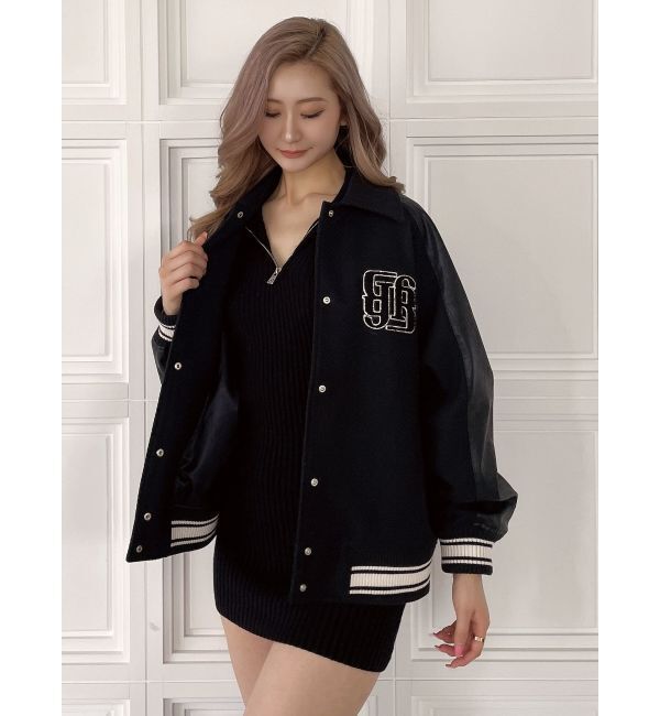 GYDA「DAMSEL BIG スタジャン」|ブルゾン・スタジャン|