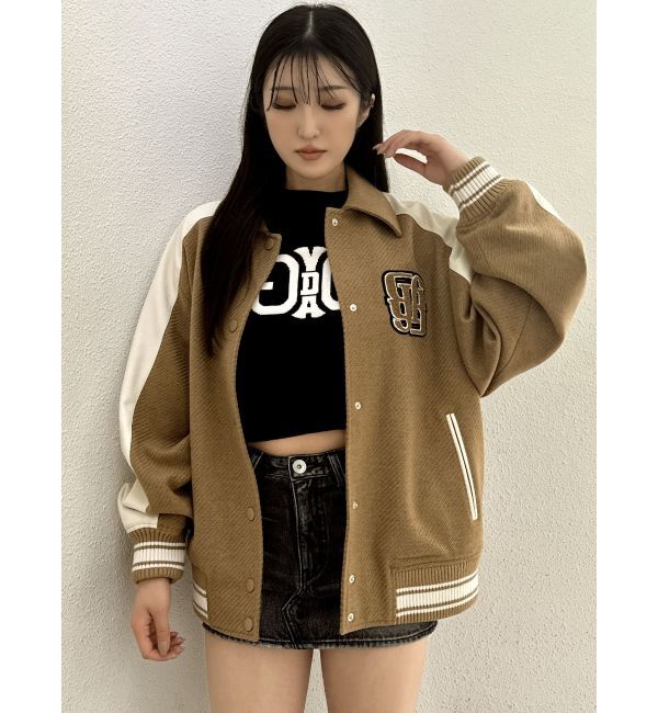 GYDA「DAMSEL BIG スタジャン」|ブルゾン・スタジャン|