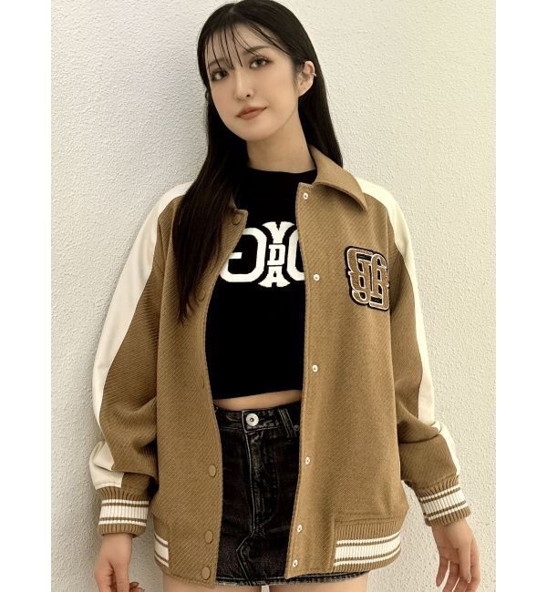 GYDA「DAMSEL BIG スタジャン」|ブルゾン・スタジャン|