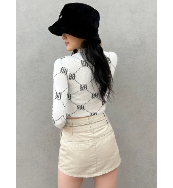 GYDA「GYGY patternプチハイニットトップス」|ニット・セーター|