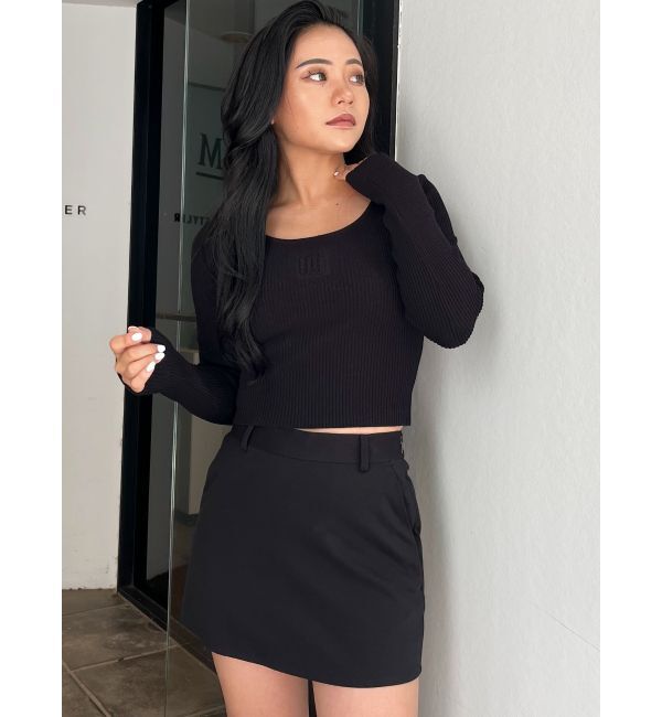 GYDA「GYGYエンボスニットトップス」|ニット・セーター|