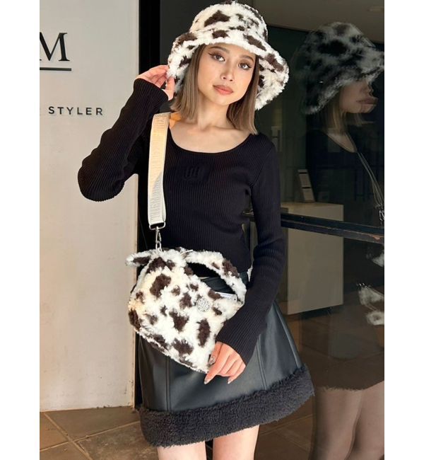 GYDA「GYGYエンボスニットトップス」|ニット・セーター|