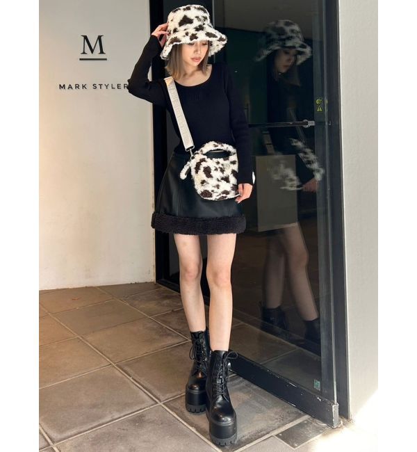 GYDA「GYGYエンボスニットトップス」|ニット・セーター|