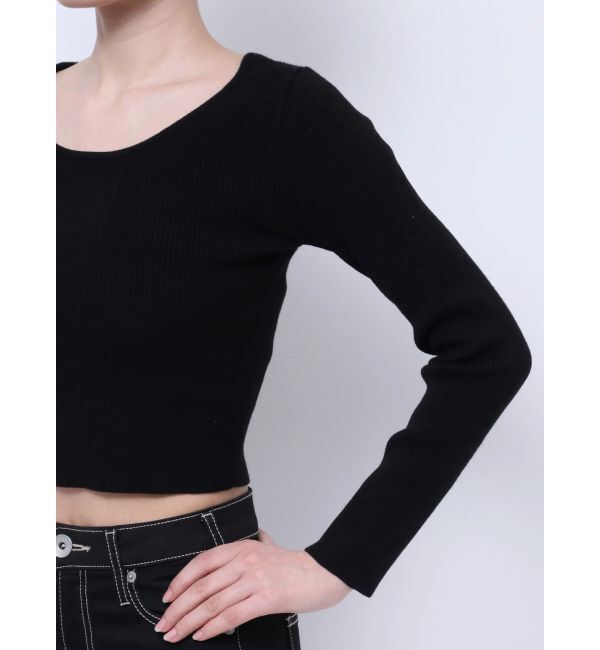 GYDA「GYGYエンボスニットトップス」|ニット・セーター|