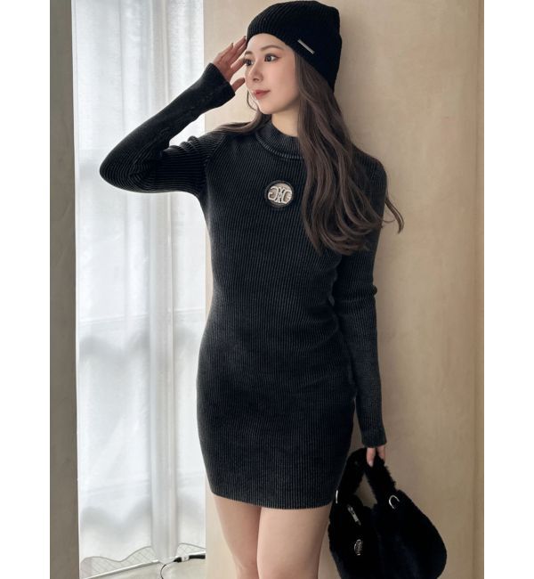 GYDA「SymmetryGYDA MOLD ブリーチニットワンピース」|ワンピース|