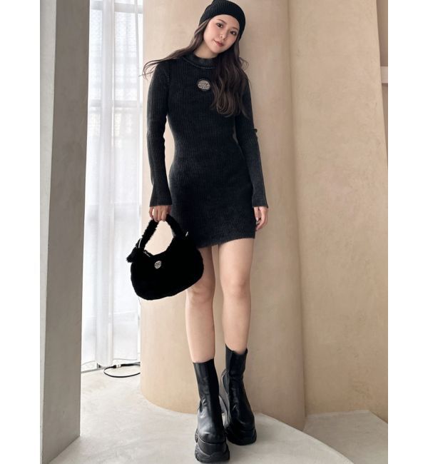 GYDA「SymmetryGYDA MOLD ブリーチニットワンピース」|ワンピース|