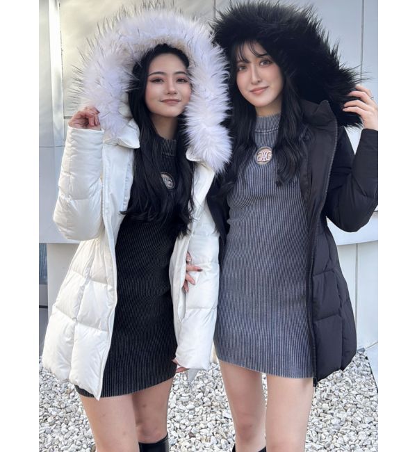 GYDA「SymmetryGYDA MOLD ブリーチニットワンピース」|ワンピース|