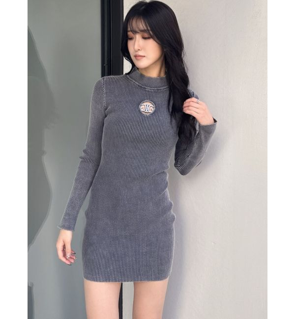 GYDA「SymmetryGYDA MOLD ブリーチニットワンピース」|ワンピース|