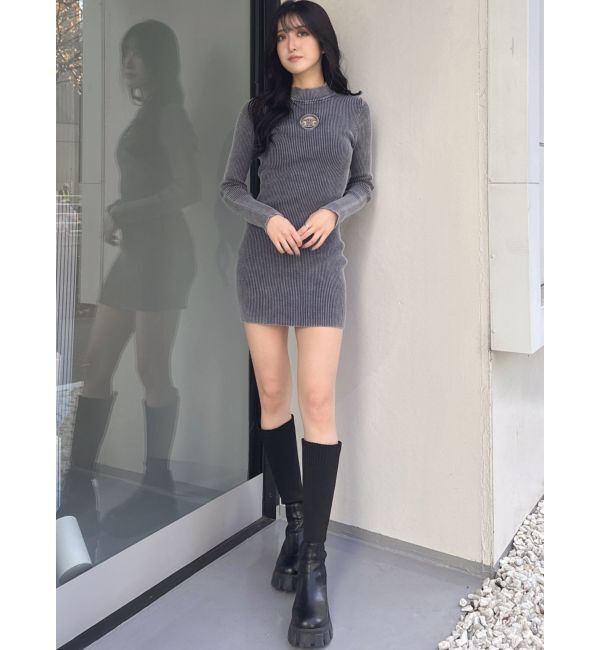 GYDA「SymmetryGYDA MOLD ブリーチニットワンピース」|ワンピース|