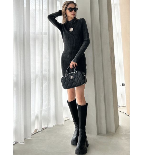 GYDA「SymmetryGYDA MOLD ブリーチニットワンピース」|ワンピース|