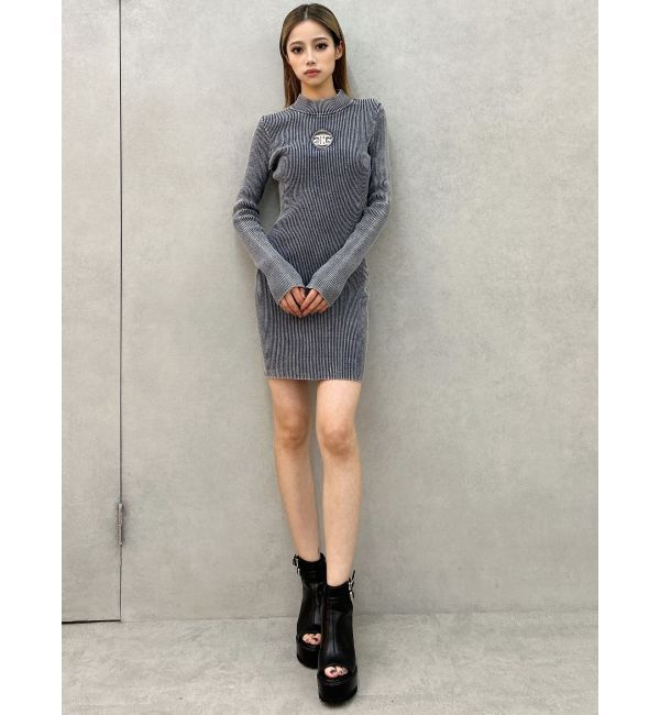 GYDA「SymmetryGYDA MOLD ブリーチニットワンピース」|ワンピース|