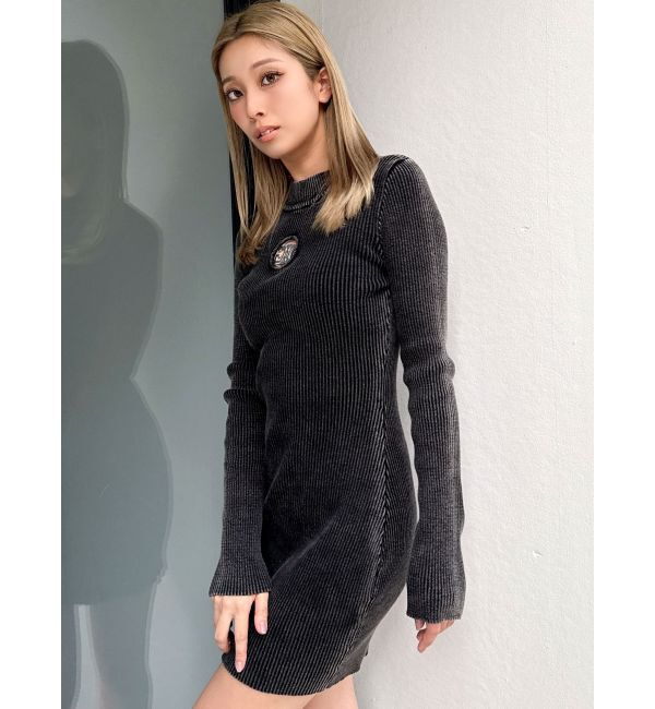 GYDA「SymmetryGYDA MOLD ブリーチニットワンピース」|ワンピース|