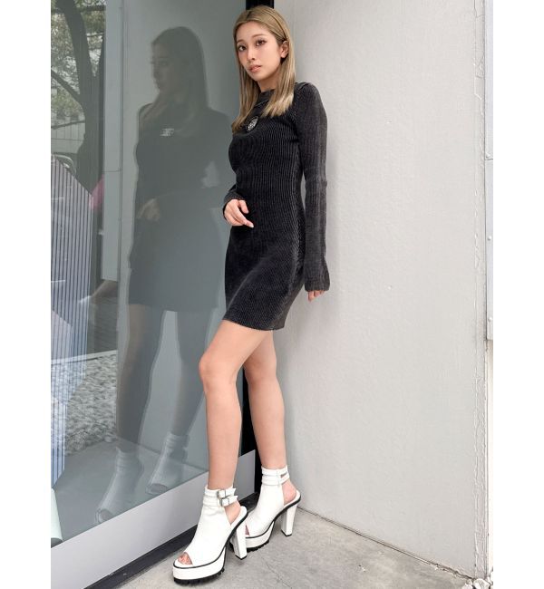 GYDA「SymmetryGYDA MOLD ブリーチニットワンピース」|ワンピース|