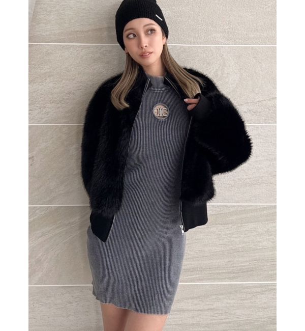 GYDA「SymmetryGYDA MOLD ブリーチニットワンピース」|ワンピース|