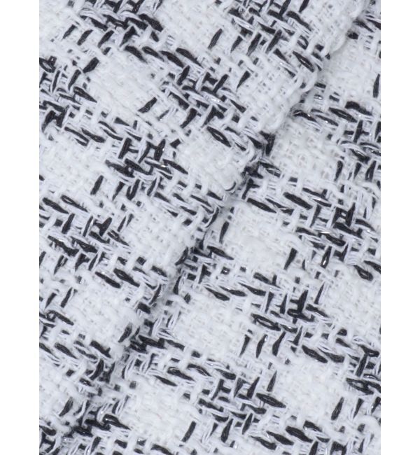 GYDA「ラメツイードショートロンパース」|オールインワン|