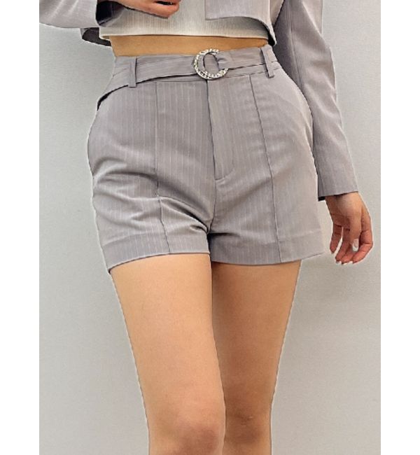 GYDA「ビジューベルトショートパンツ【SETUP着用可】」|その他|グレー
