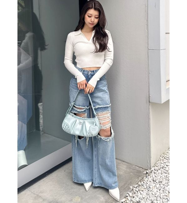 GYDA「POLOニットトップス」|ニット・セーター|