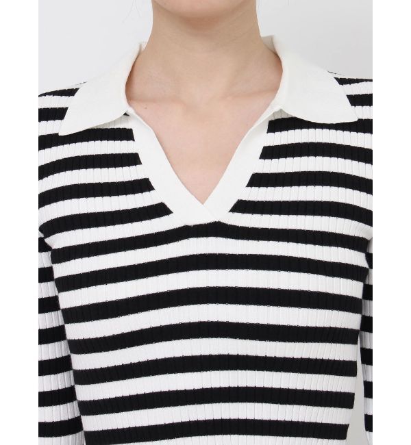 GYDA「POLOニットトップス」|ニット・セーター|