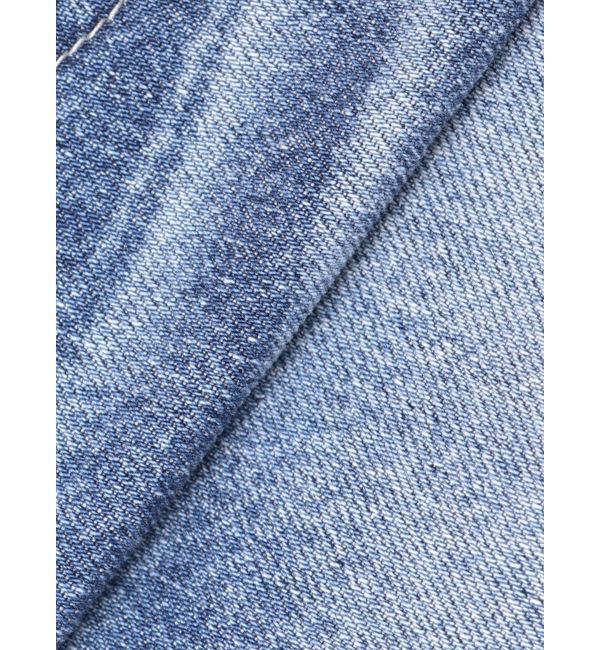 GYDA「ハイウエストBACK RIPPEDデニムショートパンツ」|デニム|