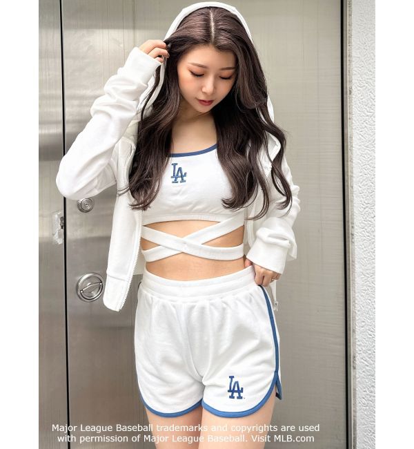 GYDA「GYDA［MLB］フロントクロスビスチェ」|キャミソール|オフホワイト