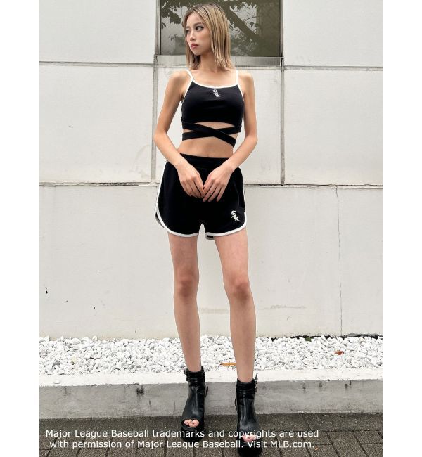 GYDA「GYDA［MLB］フロントクロスビスチェ」|キャミソール|