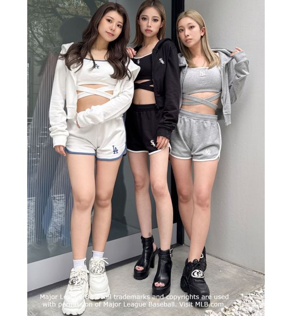 GYDA「GYDA［MLB］フロントクロスビスチェ」|キャミソール|