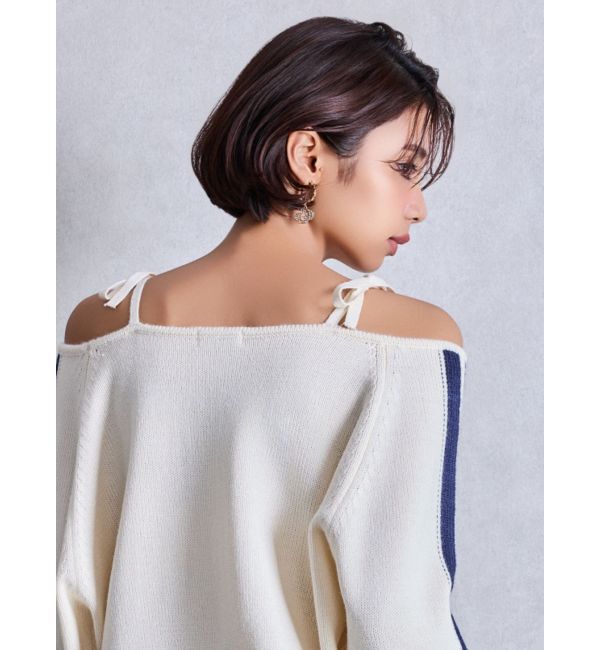 GYDA「JEYSUS GDラインストーンフープピアス」|ピアス|