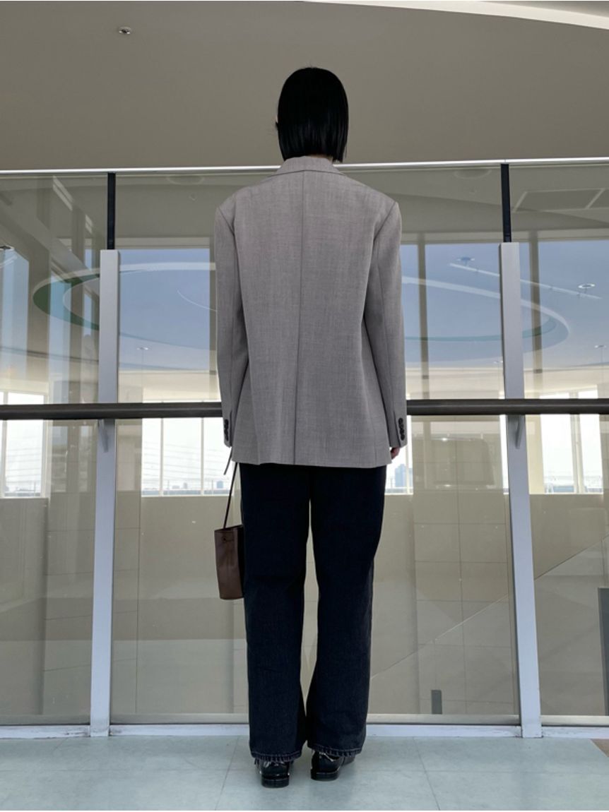 Mila Owen「【WEB限定00サイズ】ワイドテーパードカットアウトデニムパンツ」|デニム|