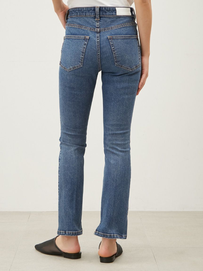 Mila Owen「裾スリットスキニーデニムパンツ」|デニム|