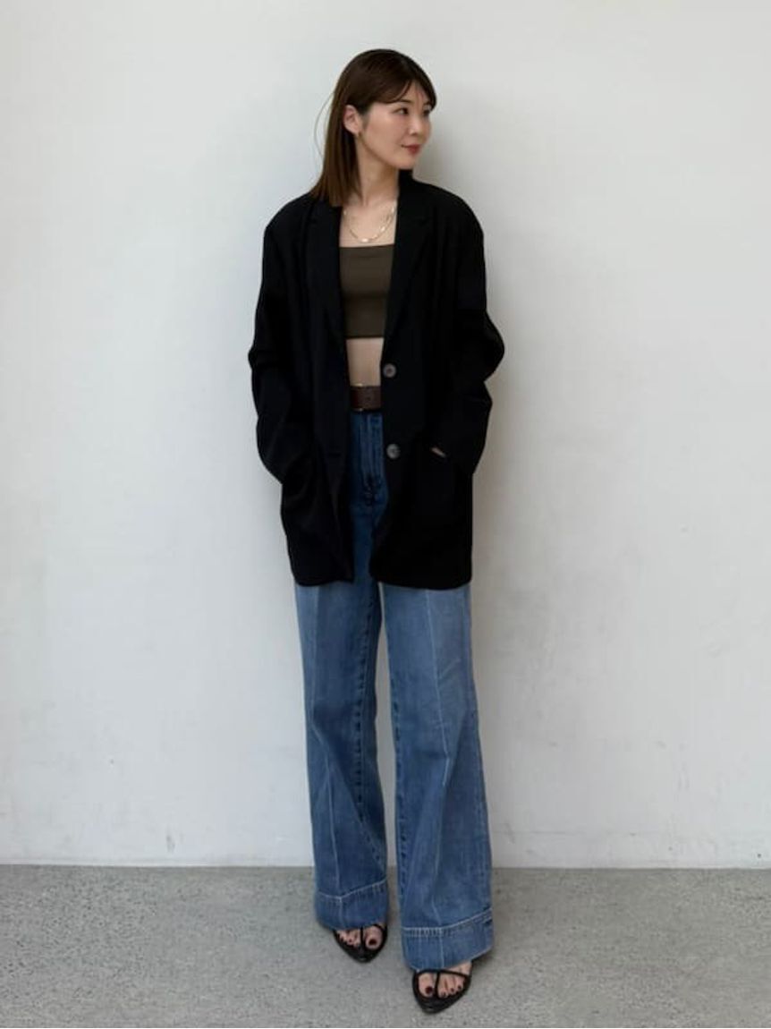 Mila Owen「パッチポケットデザインシガレットデニム」|デニム|