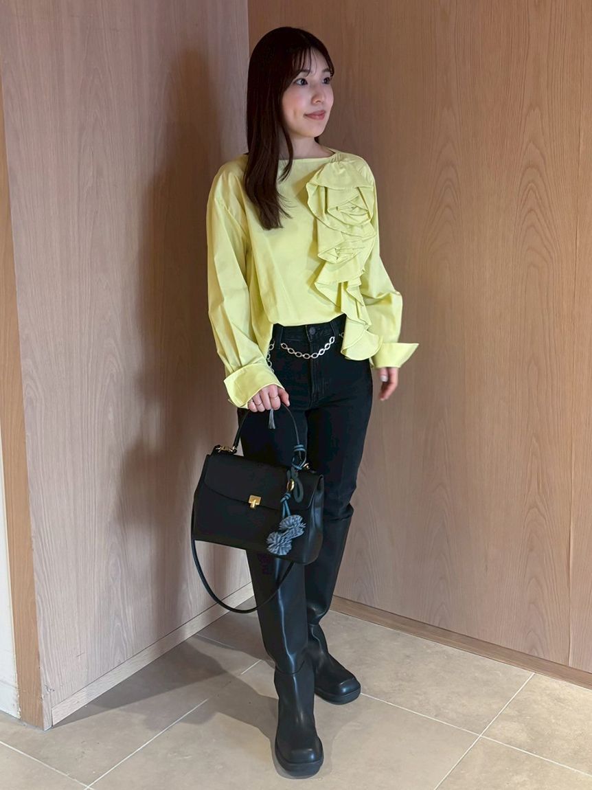 Mila Owen「フラワーモチーフブラウス」|シャツ・ブラウス|