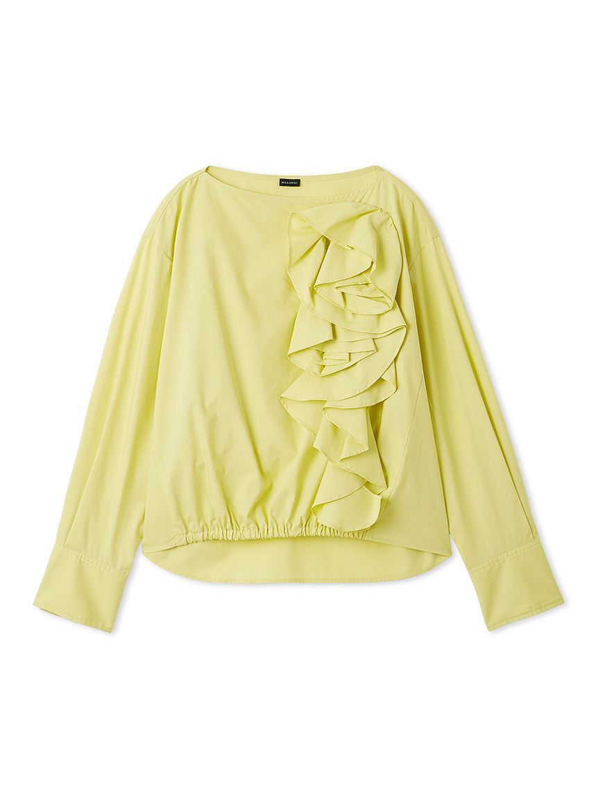 Mila Owen「フラワーモチーフブラウス」|シャツ・ブラウス|YEL